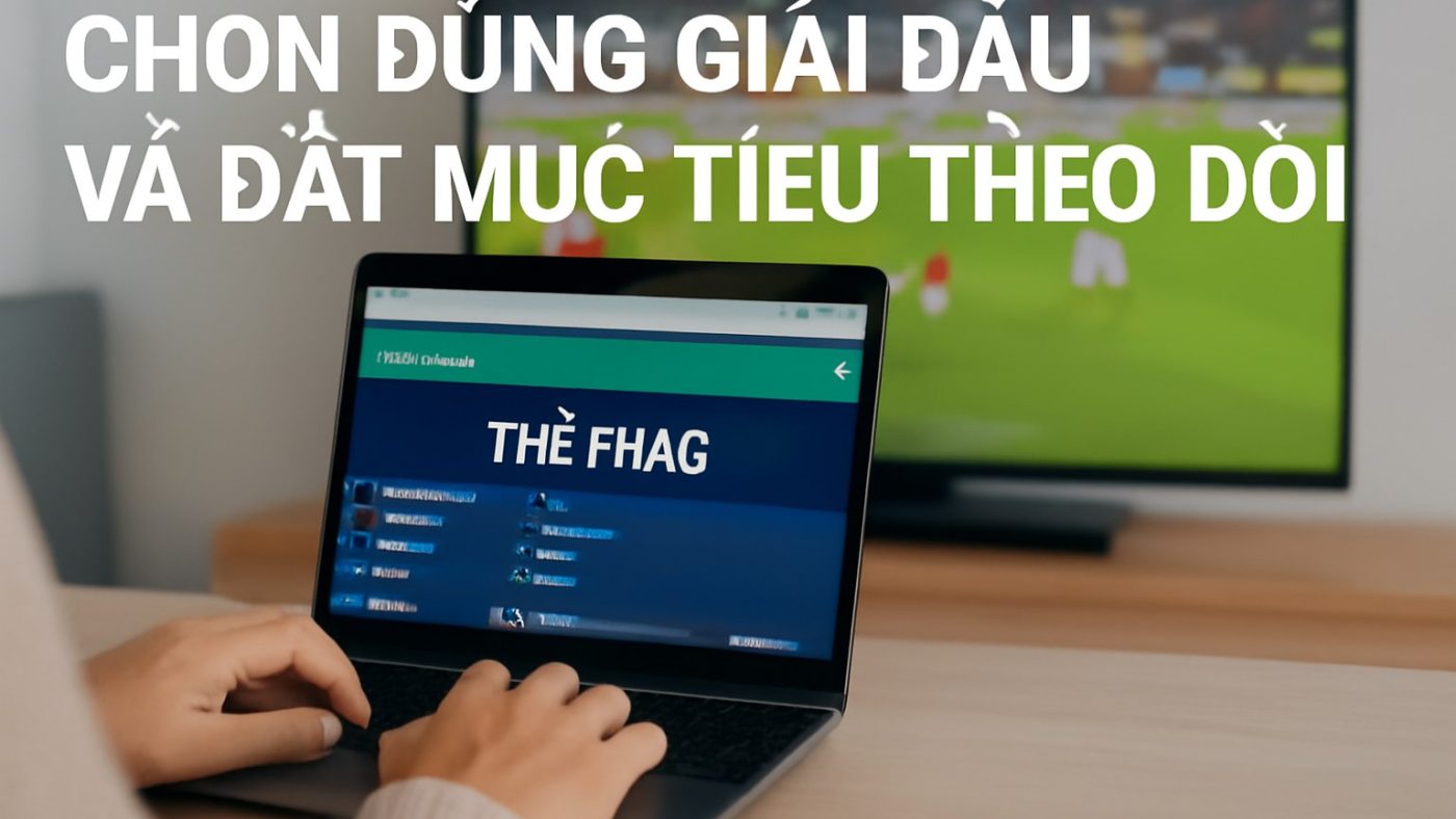 Chọn đúng giải đấu và đặt mục tiêu theo dõi Minh họa: Chọn đúng giải đấu và đặt mục tiêu theo dõi