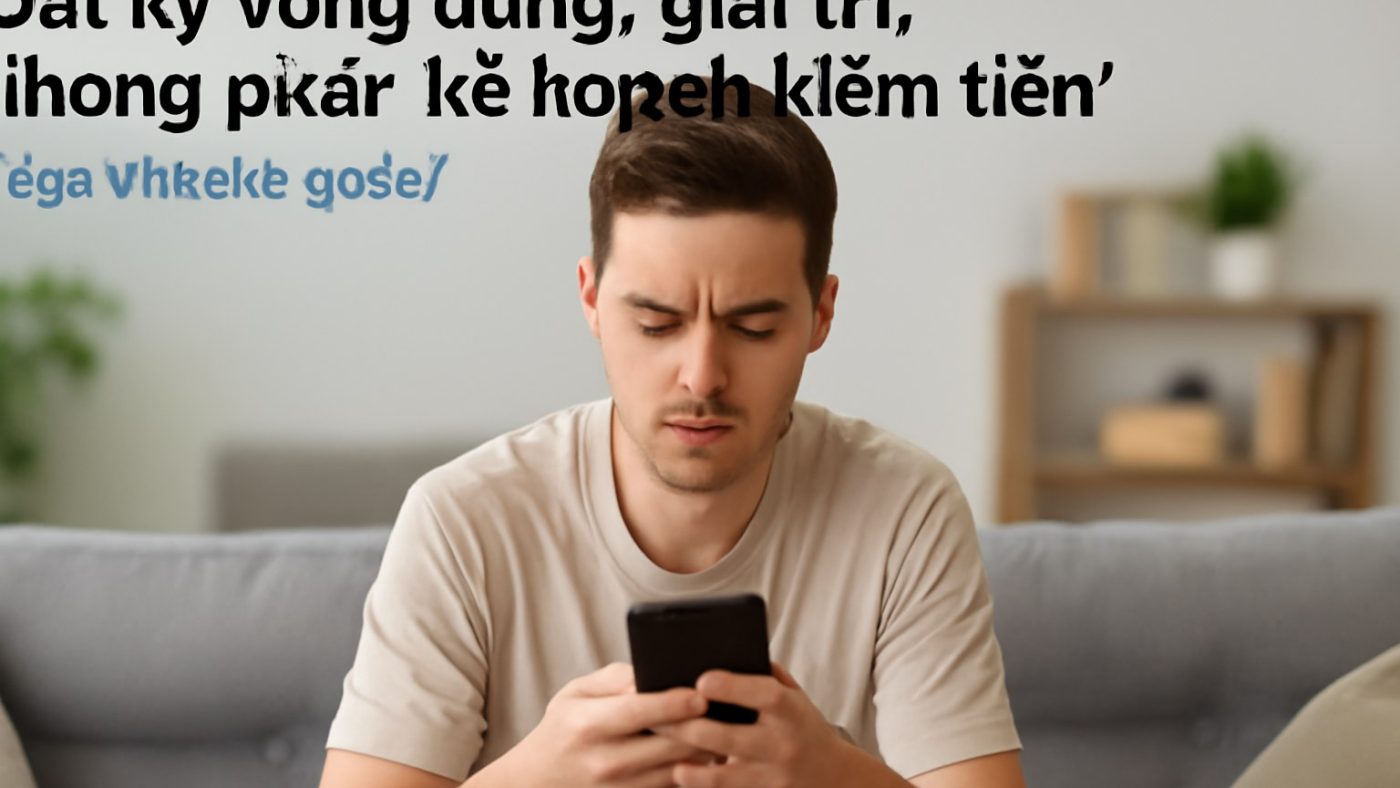 Minh họa: 1) Đặt kỳ vọng đúng: giải trí, không phải “kế hoạch kiếm tiền”